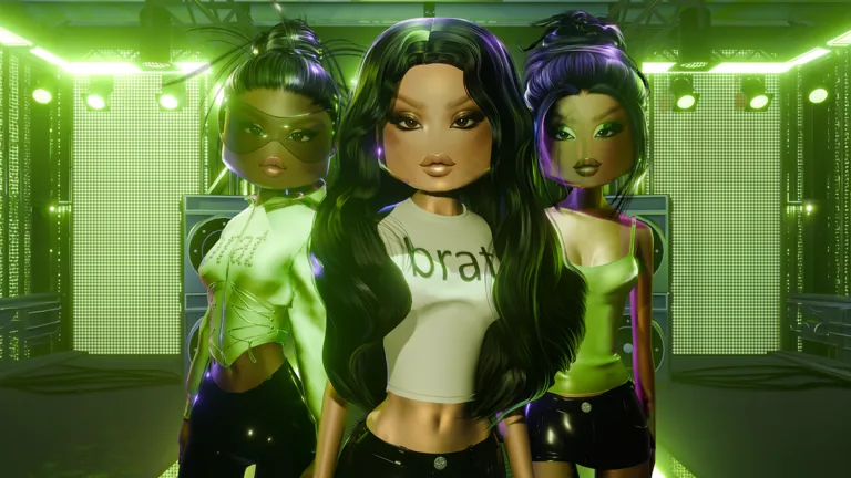 Lime and black runway trio in Dress To Impress