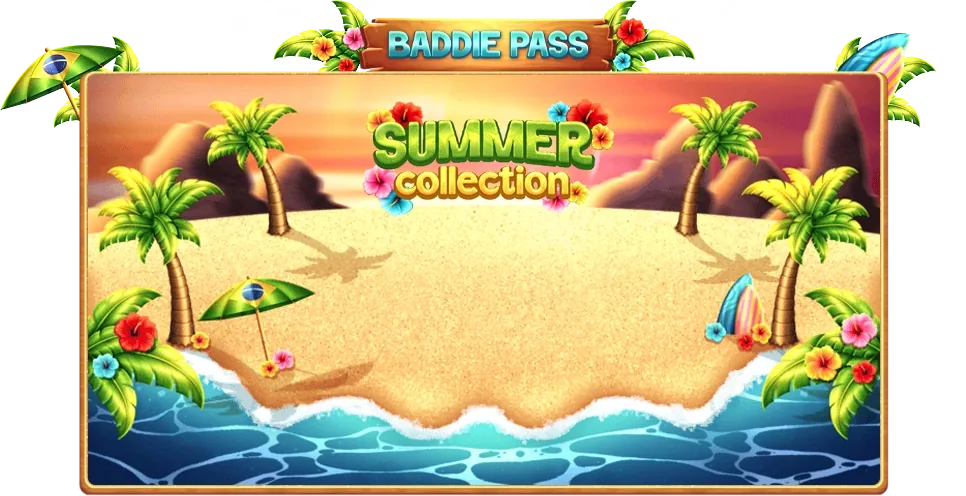 Dress To Impress Summer 2026 Baddie Pass tropical background